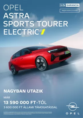 Opel katalógus | Opel Astra Sports Tourer Electric | 2025-03-25T00:00:00.000Z - 2026-03-25T00:00:00.000Z