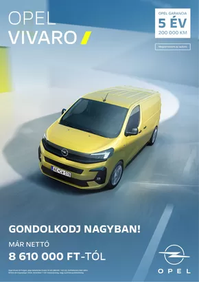 Opel katalógus | Új Opel Vivaro | 2025-03-25T00:00:00.000Z - 2026-03-25T00:00:00.000Z