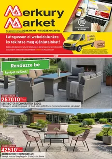Merkury Market katalógus, Komló | Pdf hu 04 2026 | 2026-04-01T00:00:00.000Z - 2026-04-30T00:00:00.000Z