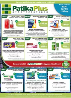 PatikaPlus katalógus, Hajdúböszörmény | PatikaPlus akciós | 2026-04-01T00:00:00.000Z - 2026-04-30T00:00:00.000Z