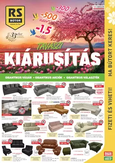 RS Bútor katalógus, Hódmezővásárhely | Tavaszi Kiárusítás | 2026-04-02T00:00:00.000Z - 2026-04-16T00:00:00.000Z