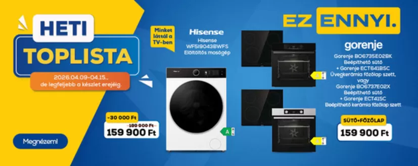 Euronics katalógus, Celldömölk | Euronics akciós | 2026-04-09T00:00:00.000Z - 2026-04-15T00:00:00.000Z