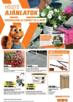 Obi katalógus, Szolnok | ÜNNEPELJEN velünk! | 2025-03-31T00:00:00.000Z - 2025-04-30T00:00:00.000Z