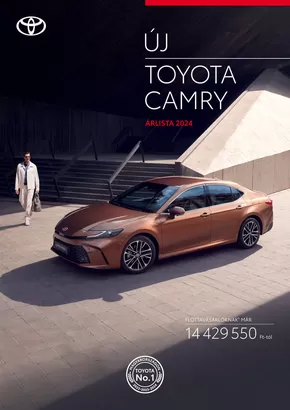 Toyota katalógus, Szolnok | Toyota Új Camry Hybrid | 2025-04-02T00:00:00.000Z - 2026-04-02T00:00:00.000Z
