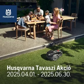 Husqvarna katalógus | Husqvarna Tavaszi Akció | 2025-04-02T00:00:00.000Z - 2025-06-30T00:00:00.000Z