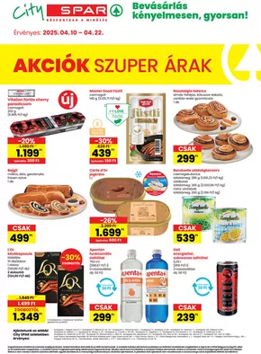 Spar katalógus, Miskolc | Széles választék az ajánlatokból | 2025-04-10T00:00:00.000Z - 2025-04-22T00:00:00.000Z