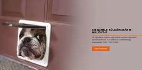 CIB Bank katalógus | Cib személyi kölcsön akár 15 millió ft-ig | 2025-04-23T00:00:00.000Z - 2025-05-07T00:00:00.000Z