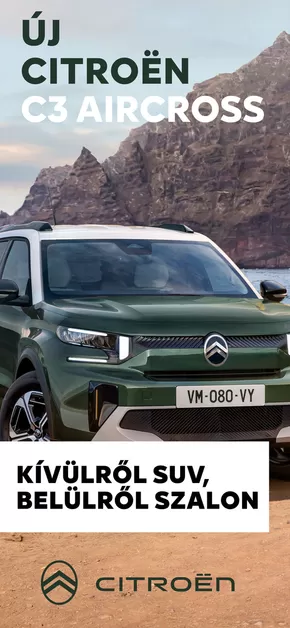Citroën katalógus | új ë-C3 Aircross | 2025-04-08T00:00:00.000Z - 2025-04-22T00:00:00.000Z