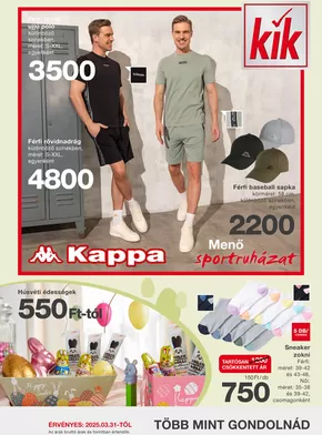 Kik katalógus, Szeged | Kik akciós | 2025-03-31T00:00:00.000Z - 2025-04-22T00:00:00.000Z