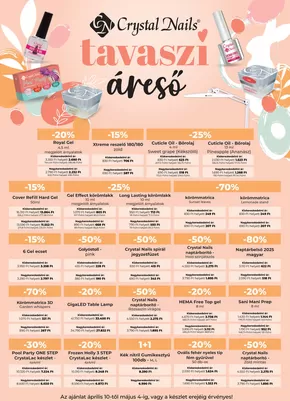 Crystal Nails katalógus, Sopron | Crystal Nails akciós | 2025-04-10T00:00:00.000Z - 2025-05-04T00:00:00.000Z