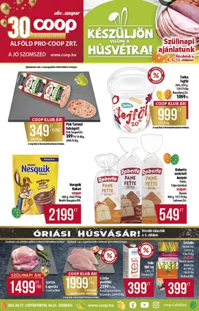 Coop katalógus | Coop regionális szórólap április 3. hét - Alföld | 2025-04-17T00:00:00.000Z - 2025-04-23T00:00:00.000Z