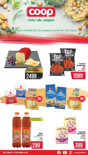 Coop katalógus | Csúcsajánlatok minden ügyfélnek | 2025-04-17T00:00:00.000Z - 2025-04-23T00:00:00.000Z