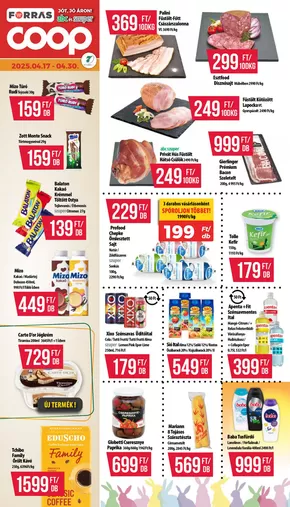 Coop katalógus | Coop regionális szórólap április 3-4. hét - Hétforrás | 2025-04-17T00:00:00.000Z - 2025-04-30T00:00:00.000Z