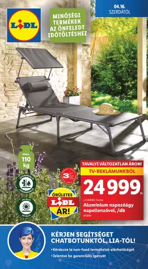 Lidl katalógus, Miskolc | Nonfood kínálatunk - 16. hét | 2025-04-16T00:00:00.000Z - 2025-04-25T00:00:00.000Z