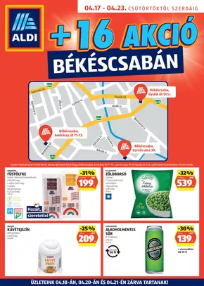 Aldi katalógus, Szeged | Vonzó különleges ajánlatok mindenki számára | 2025-04-17T00:00:00.000Z - 2025-04-23T00:00:00.000Z