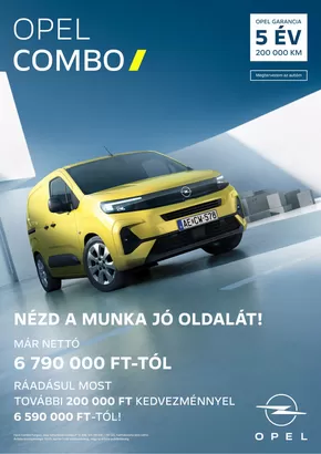 Opel katalógus, Budakalász | Új Opel Combo | 2025-04-21T00:00:00.000Z - 2026-04-21T00:00:00.000Z