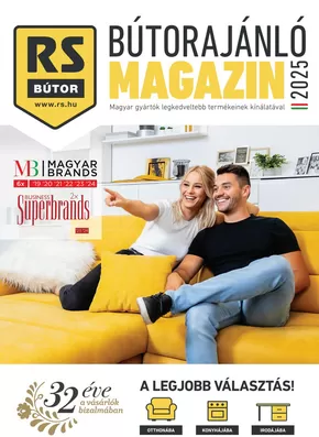 RS Bútor katalógus, Szolnok | Bútorajánló magazin | 2025-04-22T00:00:00.000Z - 2025-05-06T00:00:00.000Z