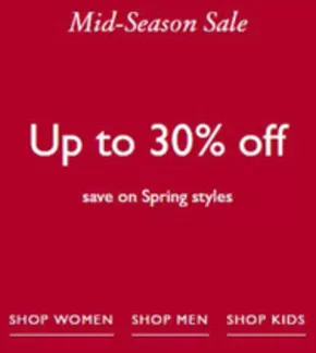 Up to 30% off