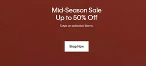 Mid-Season Sale Up to 50% Off