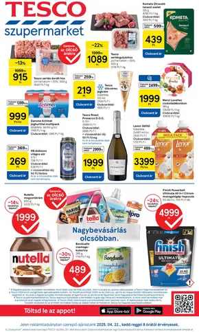 Tesco katalógus, Jászberény | Töltsd le az appot! | 2025-04-22T00:00:00.000Z - 2025-05-06T00:00:00.000Z