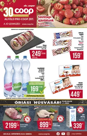 Coop katalógus, Kalocsa | Coop regionális szórólap április 4. hét - Alföld | 2025-04-24T00:00:00.000Z - 2025-04-30T00:00:00.000Z