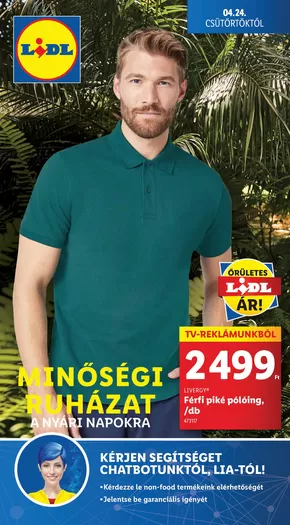 Lidl katalógus, Cegléd | Nonfood kínálatunk - 17. hét | 2025-04-24T00:00:00.000Z - 2025-04-30T00:00:00.000Z