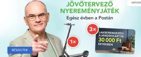 Posta katalógus | jövőtervező nyereményjáték | 2025-04-23T00:00:00.000Z - 2025-05-07T00:00:00.000Z