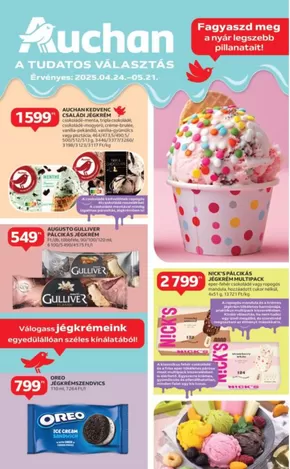 Auchan katalógus | Csúcsajánlatok és kedvezmények | 2025-04-23T00:00:00.000Z - 2025-05-21T00:00:00.000Z