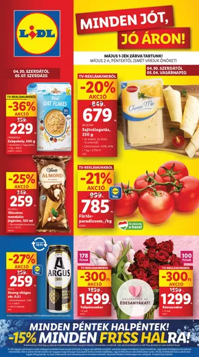 Lidl katalógus | Akciós újság – 18. hét | 2025-04-30T00:00:00.000Z - 2025-05-07T00:00:00.000Z