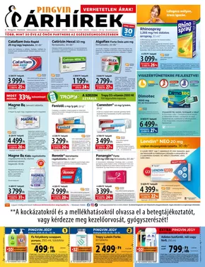 Pingvin Patika katalógus, Törökszentmiklós | Pingvin Árhírek 2025.05.01-15. | 2025-05-01T00:00:00.000Z - 2025-05-15T00:00:00.000Z