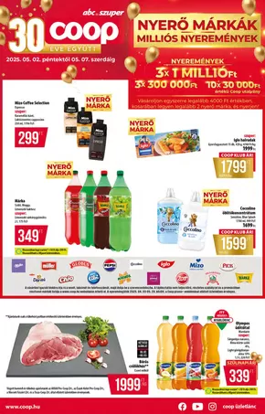 Coop katalógus, Barcs | Coop országos szórólap május 1. hét - Abc-Szuper | 2025-05-02T00:00:00.000Z - 2025-05-07T00:00:00.000Z
