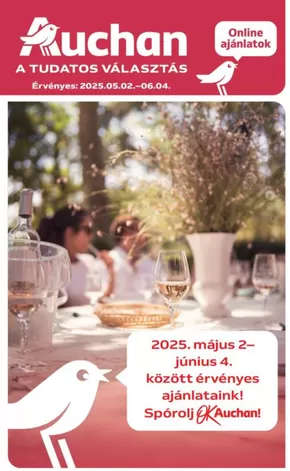 Auchan katalógus | Nagyszerű ajánlat minden ügyfélnek | 2025-04-28T00:00:00.000Z - 2025-06-04T00:00:00.000Z