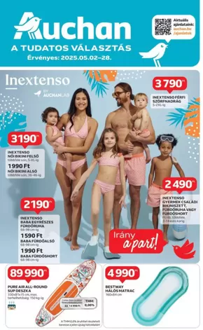 Auchan katalógus | Csúcsajánlatok minden ügyfélnek | 2025-04-30T00:00:00.000Z - 2025-05-28T00:00:00.000Z