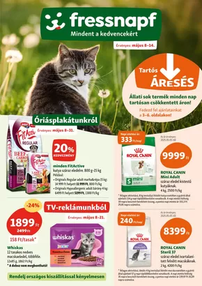 Fressnapf katalógus, Győr | Fressnapf akciós | 2025-05-08T00:00:00.000Z - 2025-05-14T00:00:00.000Z