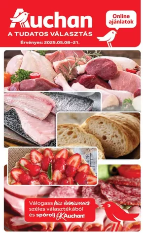 Auchan katalógus | Vonzó különleges ajánlatok mindenki számára | 2025-05-05T00:00:00.000Z - 2025-05-21T00:00:00.000Z