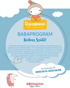 Rossmann katalógus, Szeged | Exkluzív akciók | 2025-05-08T00:00:00.000Z - 2025-06-08T00:00:00.000Z