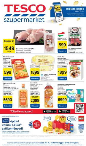 Tesco katalógus, Debrecen | Aktuális ajánlatok és akciók | 2025-05-15T00:00:00.000Z - 2025-05-21T00:00:00.000Z