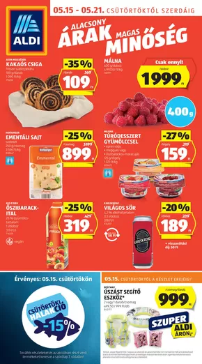Aldi katalógus, Budapest | Következő heti ALDI akciós újság | 2025-05-15T00:00:00.000Z - 2025-05-21T00:00:00.000Z