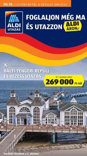 Aldi katalógus | Nagyszerű ajánlat a kedvezményvadászoknak | 2025-05-11T00:00:00.000Z - 2025-05-15T00:00:00.000Z