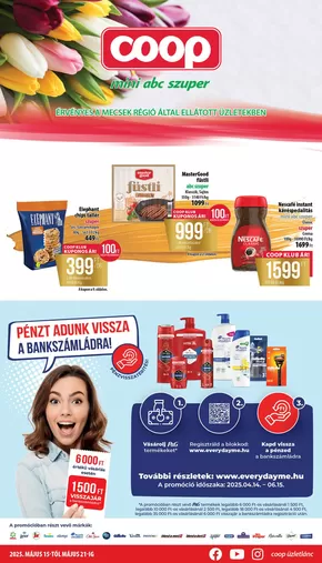 Coop katalógus | Coop regionális szórólap május 3. hét - Mecsek | 2025-05-14T00:00:00.000Z - 2025-05-21T00:00:00.000Z