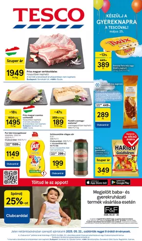 Tesco katalógus, Kiskunfélegyháza | Fedezze fel a vonzó ajánlatokat | 2025-05-22T00:00:00.000Z - 2025-05-28T00:00:00.000Z