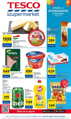 Tesco katalógus | Aktuális akciók és ajánlatok | 2025-05-22T00:00:00.000Z - 2025-05-28T00:00:00.000Z