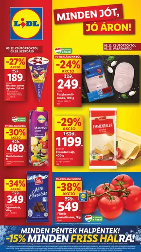 Lidl katalógus | Akciós újság – 21. hét | 2025-05-22T00:00:00.000Z - 2025-05-28T00:00:00.000Z