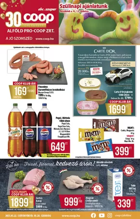 Coop katalógus, Székesfehérvár | Coop regionális szórólap május 4. hét - Alföld | 2025-05-21T00:00:00.000Z - 2025-05-28T00:00:00.000Z