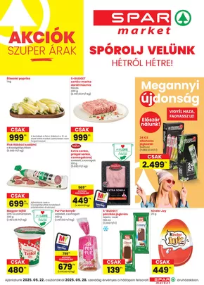Spar katalógus, Budapest | Takarítson meg most ajánlatainkkal | 2025-05-22T00:00:00.000Z - 2025-05-28T00:00:00.000Z