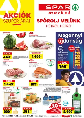 Spar katalógus, Budapest | Exkluzív ajánlatok ügyfeleinknek | 2025-05-29T00:00:00.000Z - 2025-06-04T00:00:00.000Z