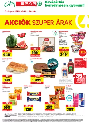 Spar katalógus, Budapest | Kedvezmények és akciók | 2025-05-29T00:00:00.000Z - 2025-06-04T00:00:00.000Z
