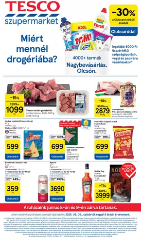 Tesco katalógus, Budapest | Új ajánlatok felfedezésre | 2025-06-05T00:00:00.000Z - 2025-06-11T00:00:00.000Z