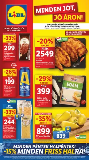 Lidl katalógus, Budapest | Akciós újság – 23. hét | 2025-06-05T00:00:00.000Z - 2025-06-11T00:00:00.000Z