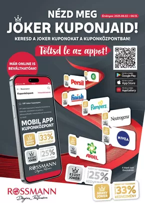 Rossmann katalógus, Budapest | Rossmann Joker | 2025-06-02T00:00:00.000Z - 2025-06-13T00:00:00.000Z